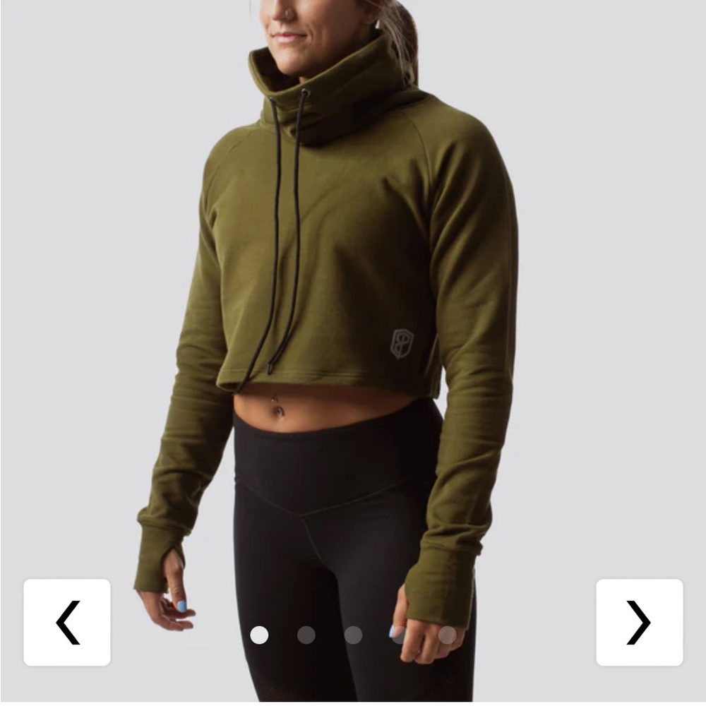 Born Primitive Cowl at the Half Moon crop sweatshirt